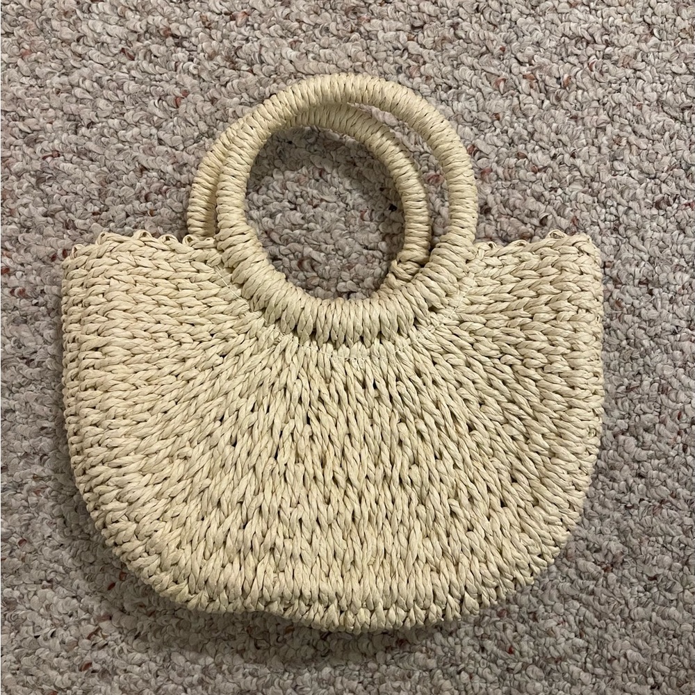 mini woven purse